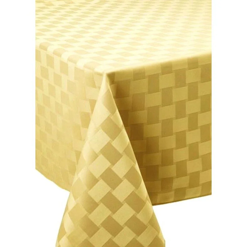 Reflections Bardwil Yellow Fabric Tablecloth 60x84